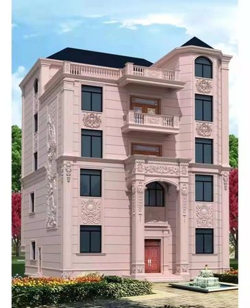 海口一自建楼外墙效果