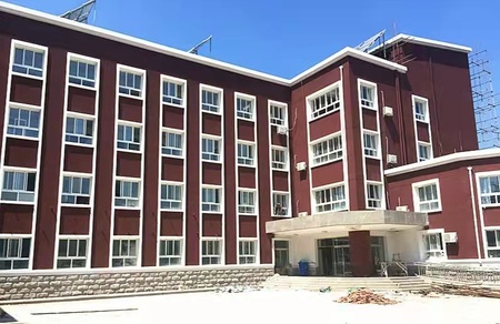 遵义某小学外墙漆工程完工